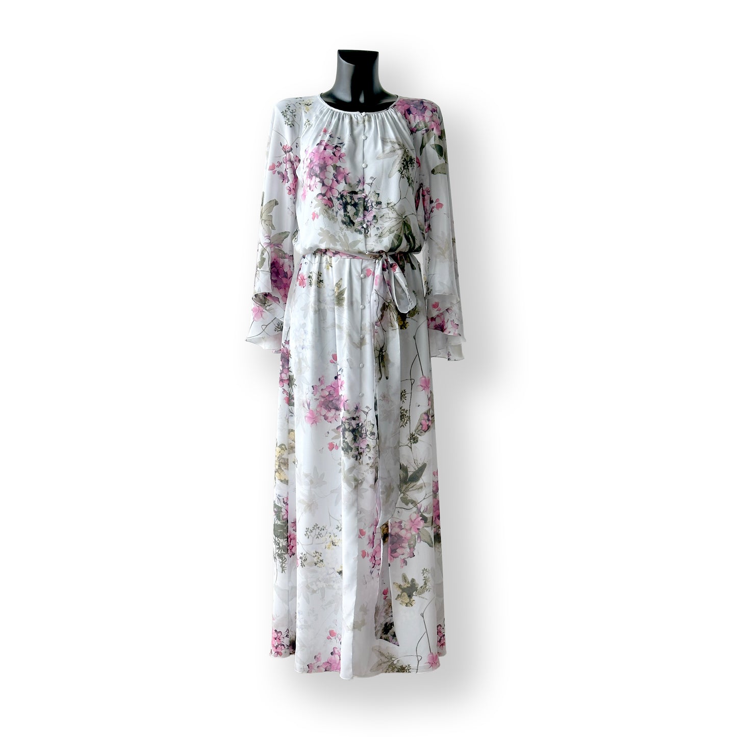 Silk Floral Day Dress
