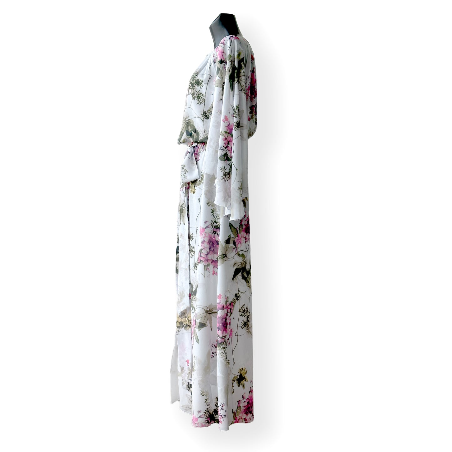 Silk Floral Day Dress