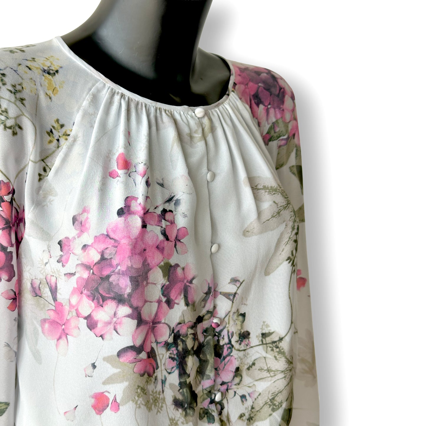 Silk Floral Day Dress
