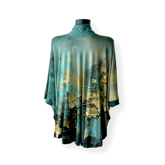 Digitally Printed Wool Tunic