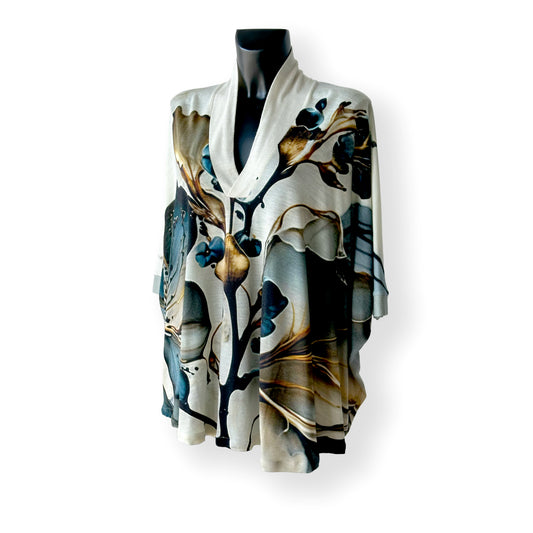 Digitally Printed Wool Tunic
