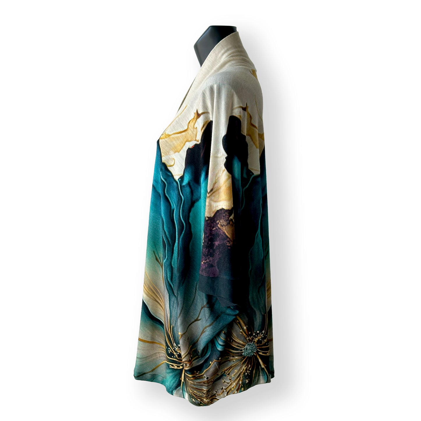 Digitally Printed Wool Tunic